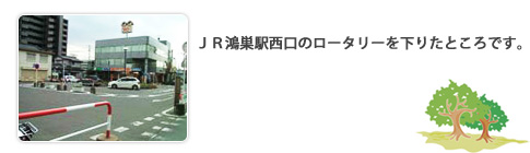 鴻巣駅西口ロータリー